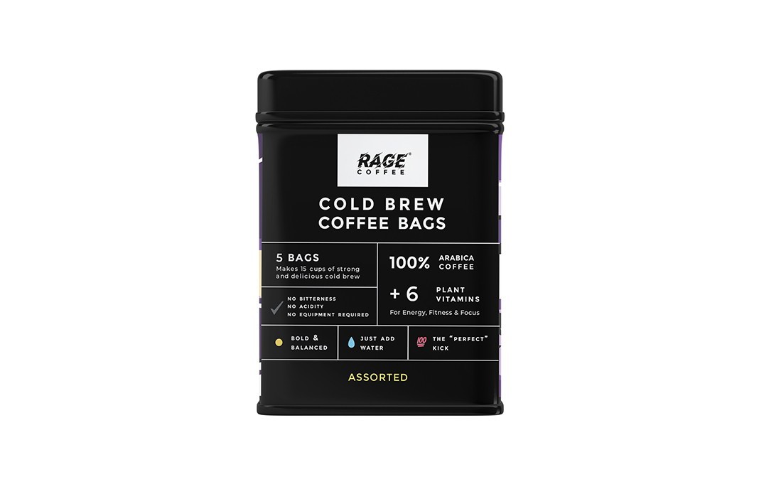 Rage Coffee Cold Brew Coffee Assorted   Tin  250 grams